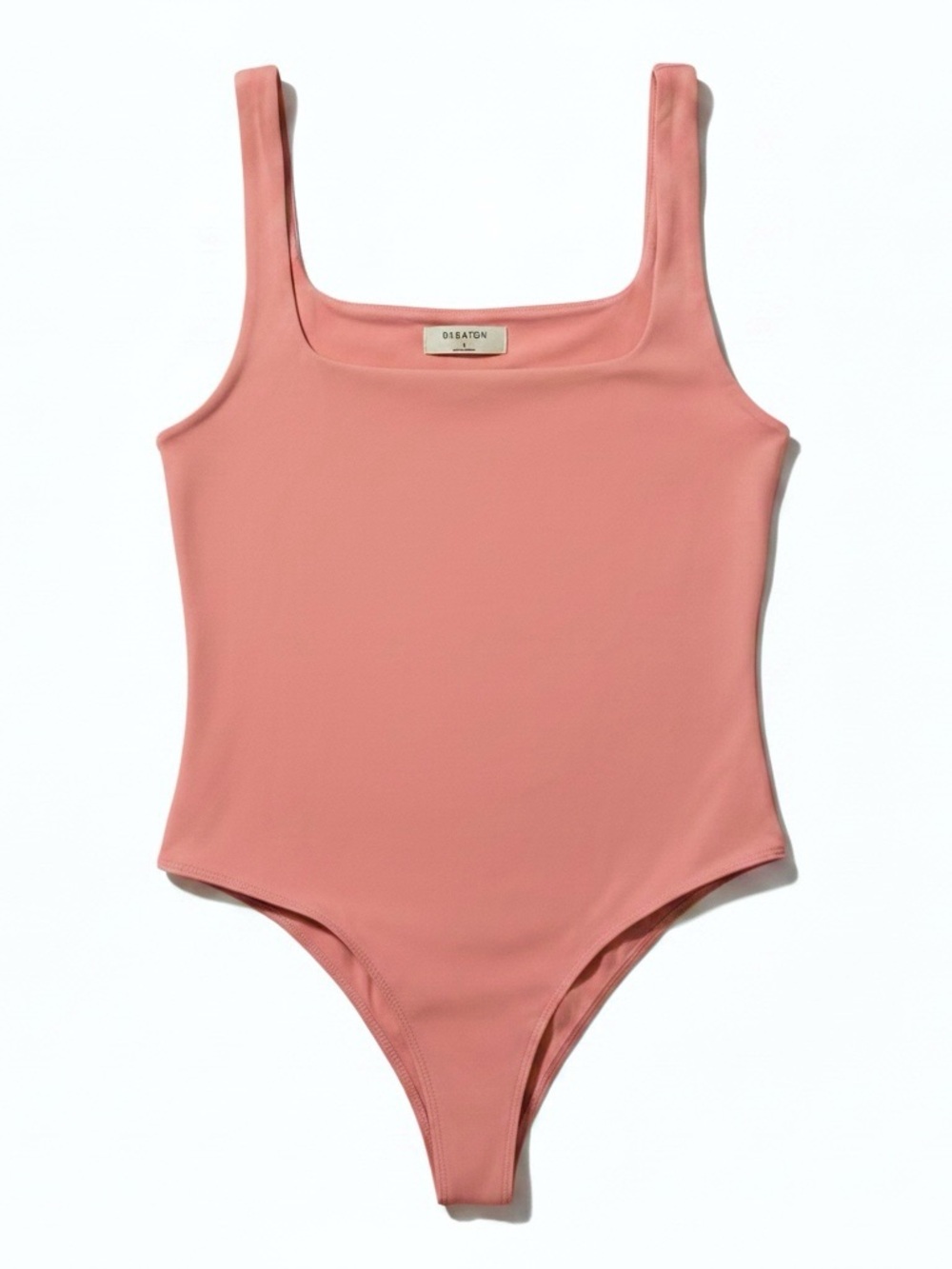 NWOT BABATON Aritzia pink sleeveless thong bottom bodysuit L new without tags